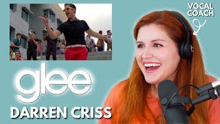 GLEE I Darren Criss &quot;It&#39;s Not Unusual&quot; I Vocal coach reacts!