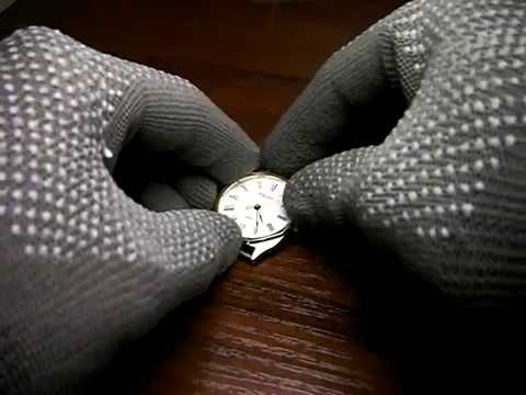 Whhite dial Quartz Export type watch Poljot Soviet USSR Band