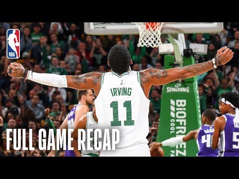 KINGS vs CELTICS | Kyrie Irving Records His 2nd Triple-Double Of His Career | March 14, 2019