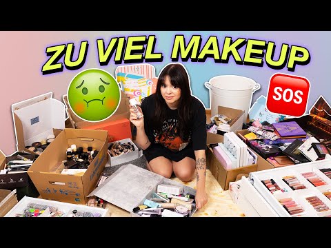 Es ist so weit... XXL MAKEUP AUSSORTIEREN! Locker die Hälfte muss WEG ☠️ - Teil 1
