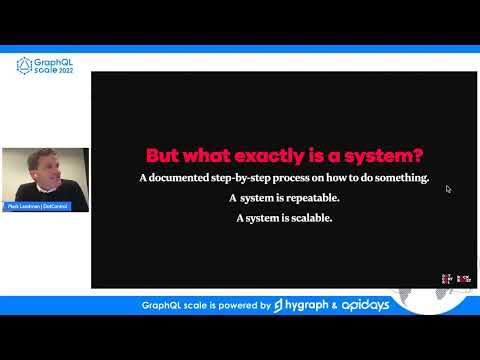 Apidays GraphQL Scale 2022 - How to set up your organization and architecture for growth?