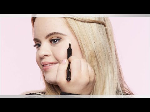 Benefit's new model is a young woman with Down syndrome