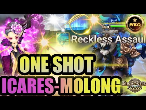 HE SOCK MOLONG SURVIVE WITH 45% HP IS NOT DIED AFTER 3RD SKILL MOLONG - Summoners War