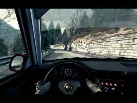 DiRT 3 PC HD Monte Carlo rally with E30 M3 in cockpit view tarmac run