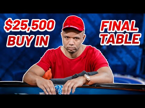 Phil Ivey at a $25,000 Super High Roller FINAL TABLE!