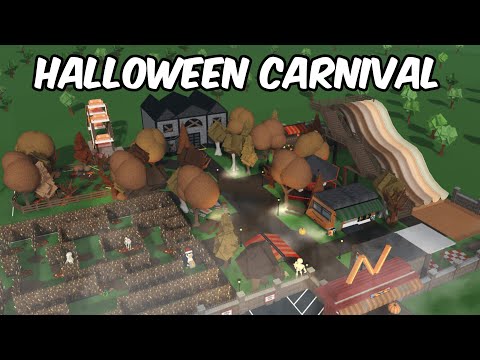 BUILDING A HALLOWEEN CARNIVAL in BLOXBURG
