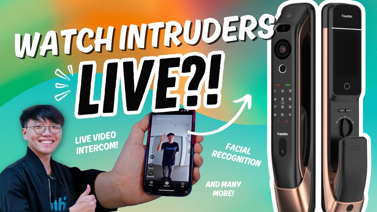Watch Intruders LIVE?! | Kaadas K20 Pro Max Door Lock Review