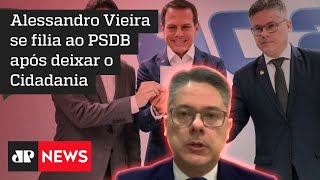 Senador Alessandro Vieira concede entrevista à Jovem Pan