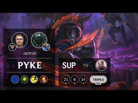 Pyke Support vs Rakan - EUW Challenger Patch 9.24