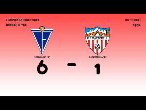 Gols C.F. Igualada "B" - C.F. MArtorell "B"