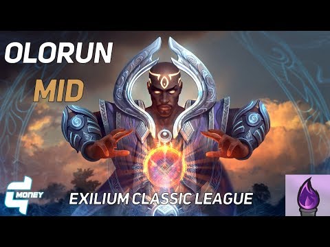 OLORUN MID: MY FIRST TASTE OF OLORUN IN COMPETITIVE - Exilium Classic League | Smite