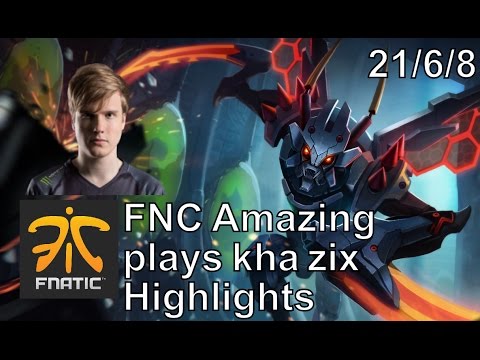 FNC Amazing - kha zix vs. Lee Sin - Euw LoL Challenger Highlights