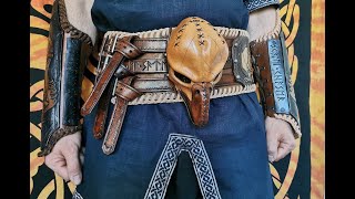 Leather Crafting Tutorial - Viking Armor Belt