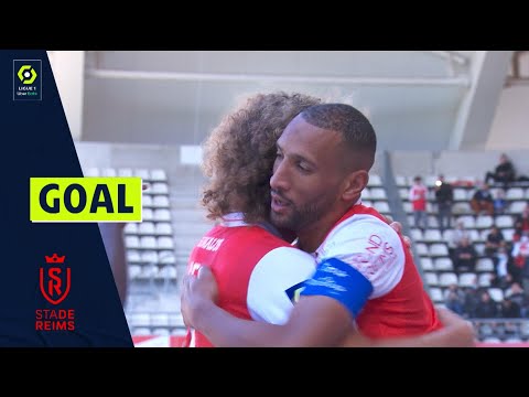Goal Yunis ABDELHAMID (6' - SdR) STADE DE REIMS - ESTAC TROYES (1-2) 21/22