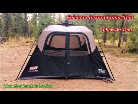 Coleman Instant Cabin 6 Person Tent is Awesome!!