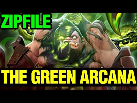 The Green Arcana - ZIPFILE WITH ARCANA STYLE 2 - PUDGE ARCANA- Dota 2