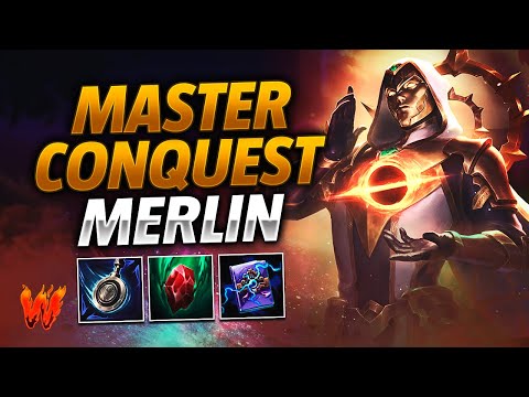 MERLIN, ES ESTE EL MEJOR MIDLANER? - Warchi - Smite Master Conquest