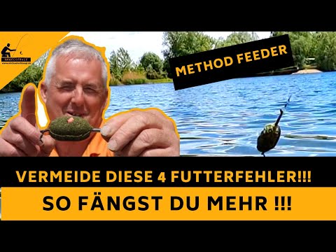 Vermeide DIESE 4 Fütterungsfehler beim Method angeln!