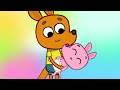 Baby Kangaroo Don T Make Noise Yes Yes Baby Go To Sleep Kids Stories About Baby Kit N Kate