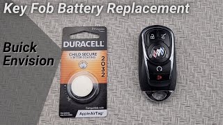 Replace a Buick Envision 2016-2020 Key Fob Battery
