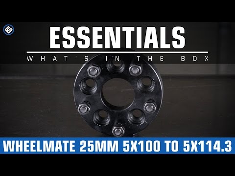 Wheelmate 25mm 5x100 to 5x114 3 Conversion Spacer - What's In The Box?