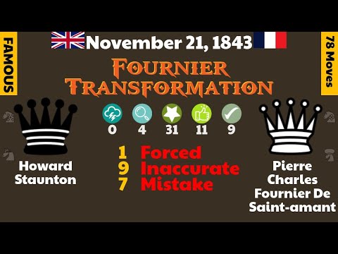Howard Staunton vs Pierre Charles Fournier De Saint-amant, Nov 21, 1843, Fournier Transformation