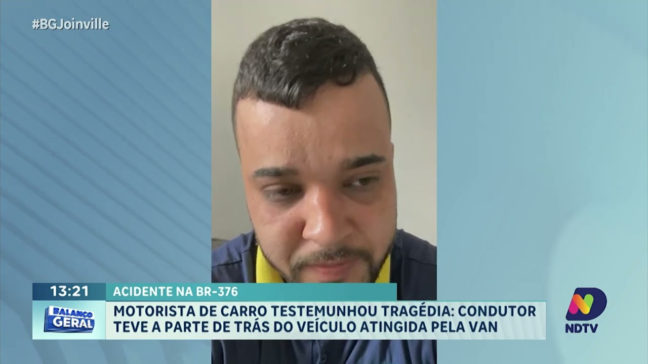 Acidente na BR-376: Motorista de carro testemunhou tragédia condutor teve a parte de trás do veículo