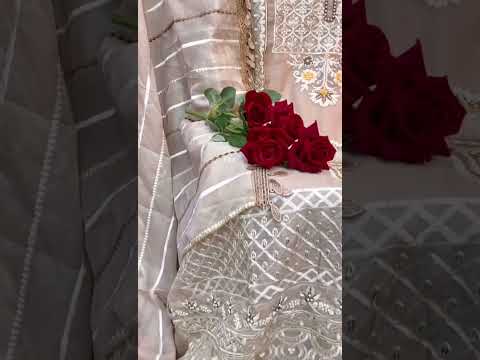 Ramsha R-567 Organza Wholesale Pakistani Salwar Suit – product video thumbnail
