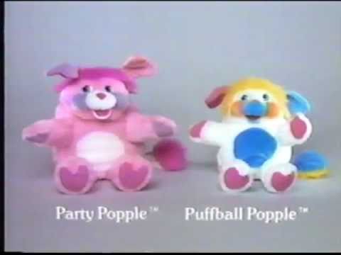 1986 Popples commercial: Party & Puffball.