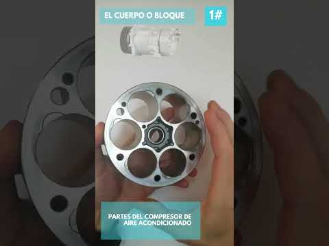 Partes del compresor de aire acondicionado