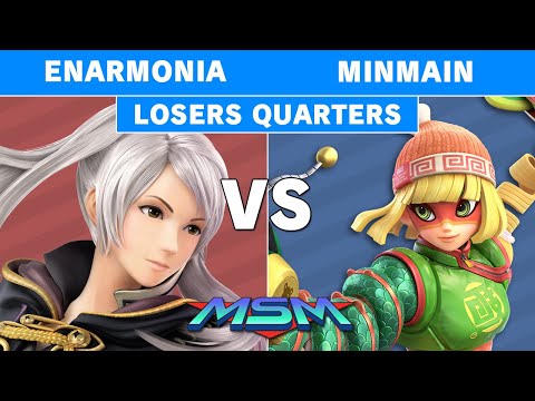 MSM Online 29 - Enarmonia (Robin) Vs. MinMain (Minmin) Losers Quarters - Smash Ultimate