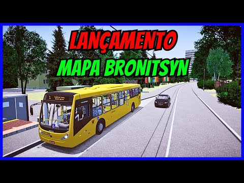 ????Gameplay Novo Mod Mapa Bronitsyn | Mapa Russo | Proton Bus Simulator | Mods | PBSU | PBSC