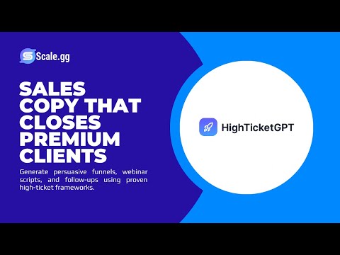 HighTicketGPT.com demo video