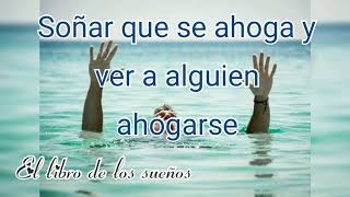 Soñar que se ahoga