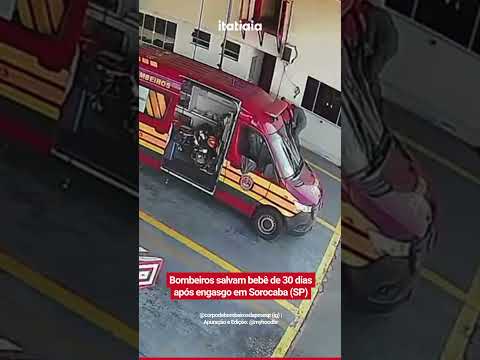 BOMBEIROS SALVAM BEBÊ ENGASGADO NO INTERIOR DE SÃO PAULO