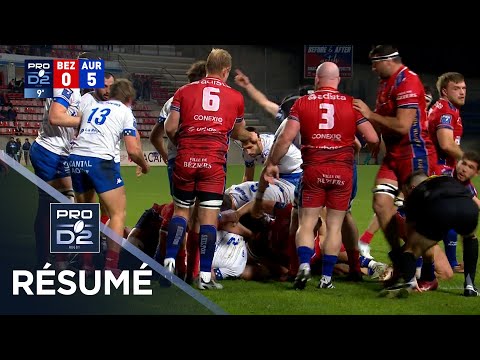 PRO D2 Saison 2025-2026 J17 - Résumé AS Béziers Hérault - Stade Aurillacois