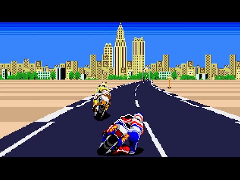 Super Hang-On Longplay - Arcade Mode Playthrough on Sega Genesis / Mega Drive