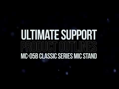 Ultimate Support Product Outlines - MC-05B Classic Series Mic Stand