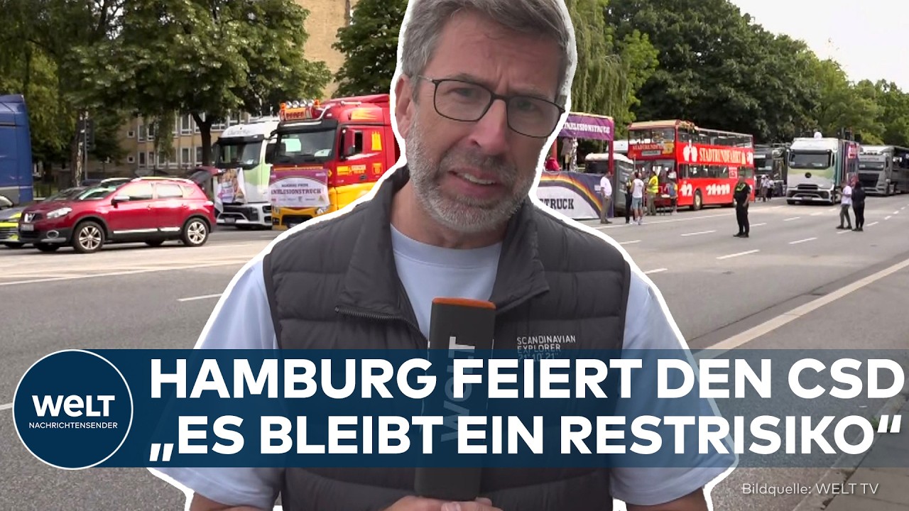 CSD-ANSCHLAG IN BERLIN: Hamburg feiert den Christopher Street Day unter strengen Sicherheitsauflagen