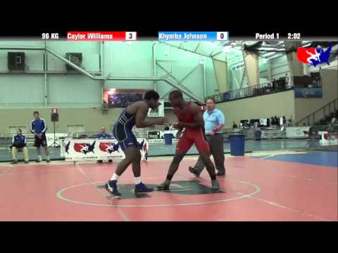 Caylor Williams vs. Khymba Johnson at 2013 ASICS University Nationals - GR