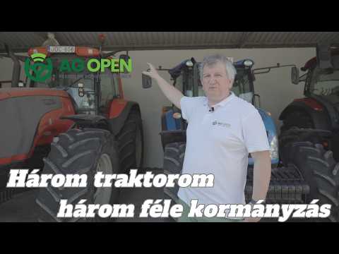 AgOpen automata kormányzás bemutatása - közös történetünk