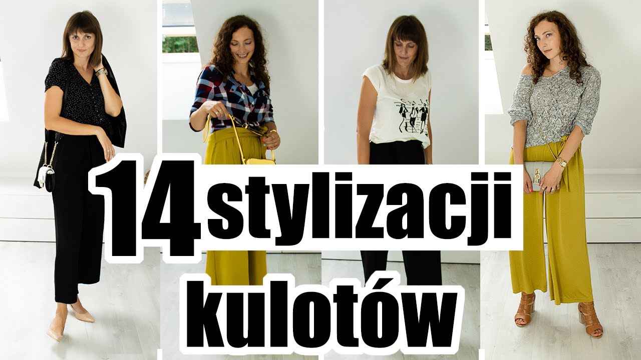 Jak nosić kuloty i szerokie spodnie czyli stylizujemy kuloty na 14 sposobów 👖