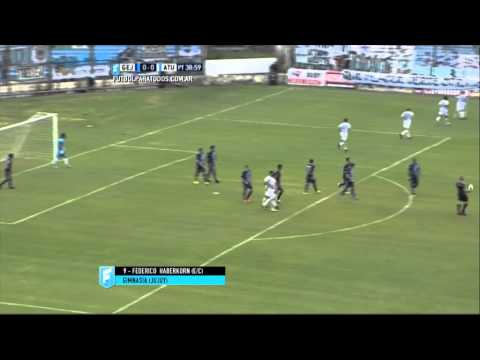 Gol de Haberkorn en contra. Gimnasia (J) 0 - Atl. Tucumán 1. Fecha 16. Primera B Nacional 2015. FPT.
