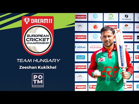 MOM: Z.Kukikhel - POR vs HUN | Highlights | Dream11 European Cricket Championship Day 1 | ECC21
