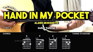 Hand In My Pocket - Alanis Morissette | Easy Guitar Tutorial For Beginners (CHORDS & LYRICS)