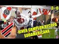 RIVER 3 PARANAENSE 0 - REACCIONES DE HINCHAS DE RIVER - RIVER CAMPEÓN RECOPA SUDAMERICANA
