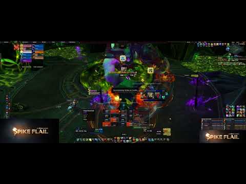 Spike Flail vs. Mythic Kin'Garoth - Resto Shaman PoV