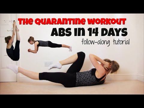 THE QUARANTINE CORE WORKOUT: ABS IN 14 DAYS! FOR DANCERS AND GYMNASTS