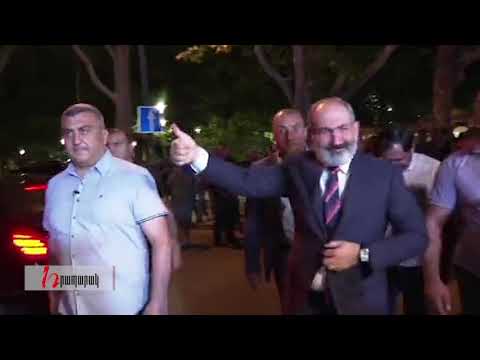 Նիկոլ Փաշինյանը ժամանեց քաղաքացիական պայմանագիր կուսակցության նախընտրական կենտրոնական շտաբ