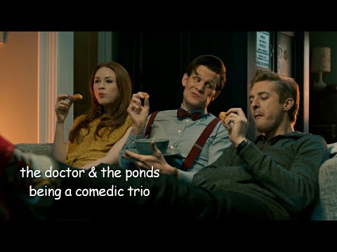 the doctor and the ponds being a comedic trio